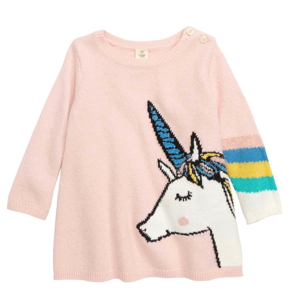 Tucker + Tate Unicorn Tunic Pink 24M